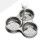 Stainless Steel Egg Poacher with Rack 3-Cup 4