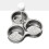 Stainless Steel Egg Poacher with Rack 3-Cup 2