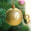Christmas Ball Office Decor Matte Gold 6pcs 8cm 4