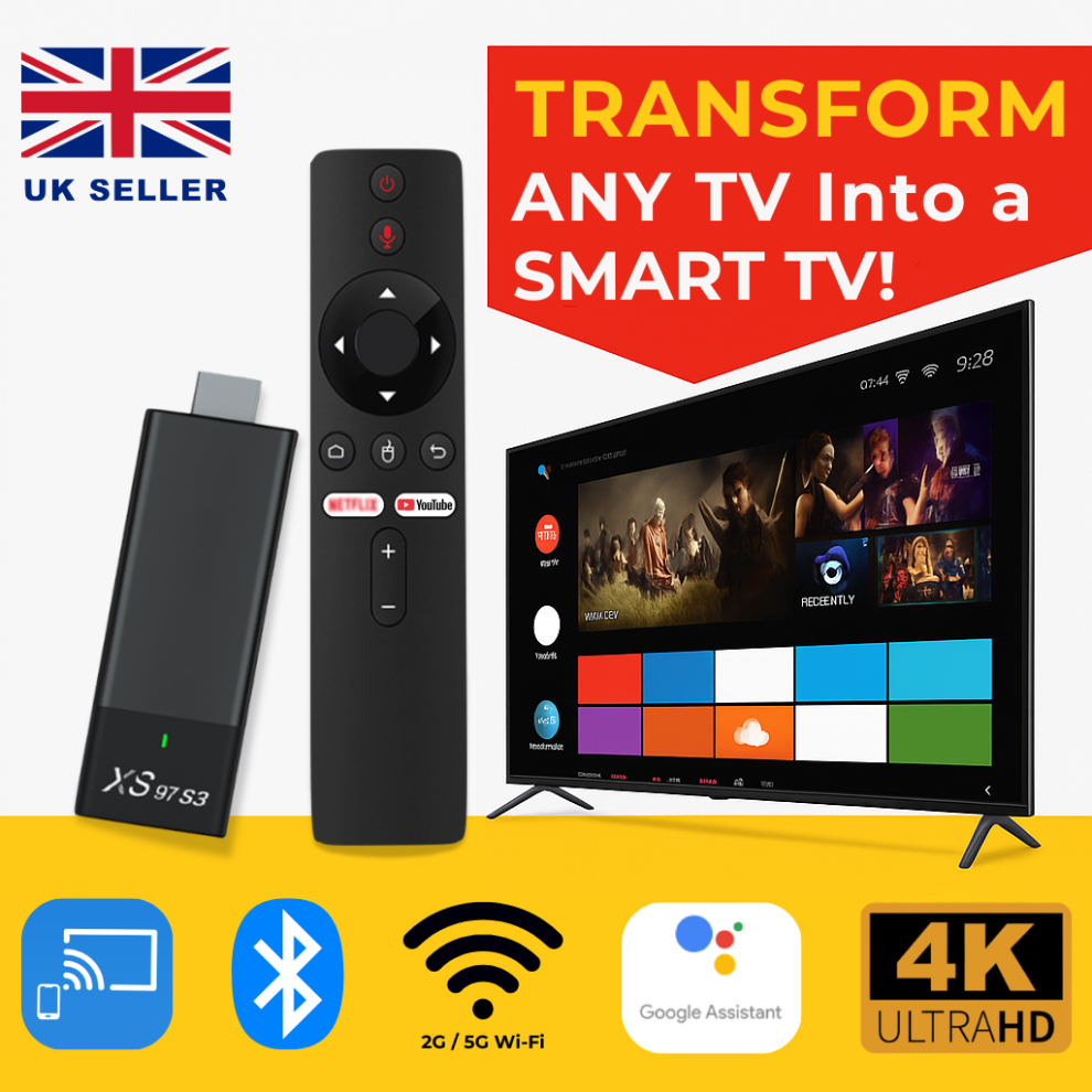 Android Tv Stick 4K Wifi Hdmi Media Player 614537217482