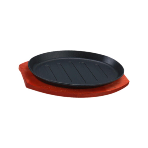 Cast Iron Sizzling Steak Plate 25x16 cm 2