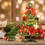 Christmas Tree Ornament Flocked Beads 17.7 Inch 5