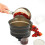 WinysinKitchen Φίλτρο κρασιού, ποτήρι χυμού, καλάθι εργαλείων, σουρωτήρι, πτυσσόμενο 3