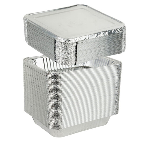 VEZEE9x13 tommer engangskageforme i aluminium – 50 stk. 1
