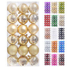 Staron gold Christmas ornaments 30mm 36 pcs