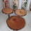 Suporte rústico de madeira para bolo, 2 andares, 30 cm (12 polegadas) 4