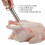 Inyector de adobo de acero inoxidable de 2 oz con 2 agujas 5