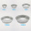 50Pack Aluminum Foil Bowls120ml Stackable Oven & Fridge 2