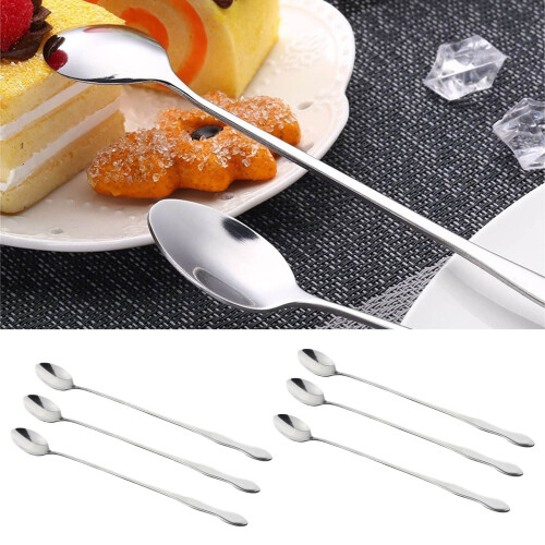 Stainless Steel Iced Tea Spoon 26 cm 6 pcs 1