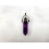 Amethyst-Kristallanhänger, doppelspitzig, 1 Stück 3