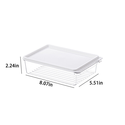 Ensemble de 4 boîtes de conservation hermétiques en plastique 2