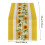 Sunflower Tablecloth Rectangle White Polyester 60x84 Inch 3