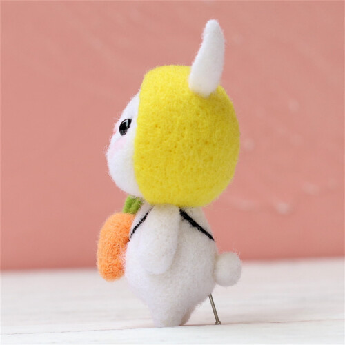 Bunny Needle Felting Kit Wool Tools Instructions 2