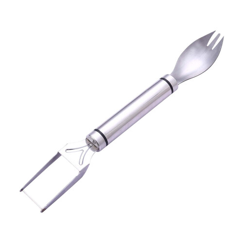 Fourchette à pastèque portable en acier inoxydable (1 pièce) 1