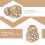 Lot de 4 abat-jour ronds en bambou 2