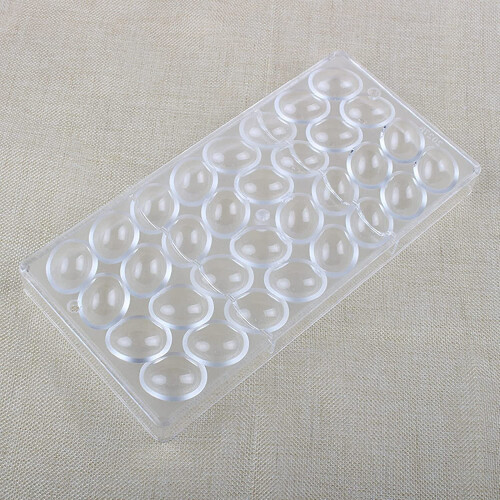 Chocolate candy mold oval egg shape 32 cavities 1