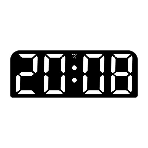Relógio de parede digital com visor de temperatura e umidade3 1