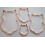 Owl Cookie Cutter Set 4-Piece Copper 2