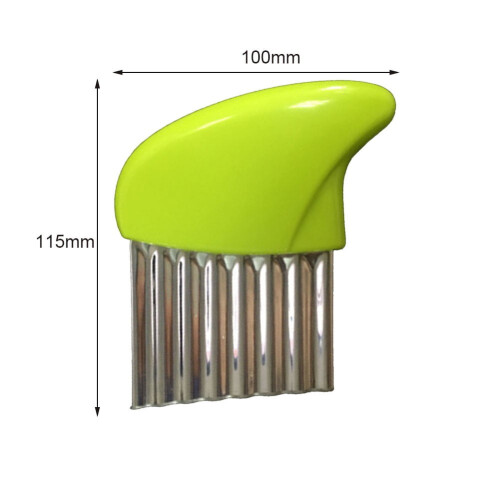 2-Piece Stainless Steel Wavy Potato Cutter 1