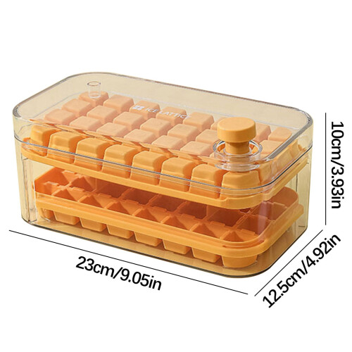 Fankiway Ice Lattice Cube Mold Food-Grade 1-Click Release 1