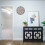Wooden Wall Clock Grey 29cm Battery Operated 3