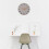 Wooden Wall Clock Grey 29cm Battery Operated 4