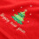 Serviette de Noël en coton rouge 35 x 75 cm 4