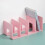 Warkul book shelf vertical storage rack 2 pcs 4