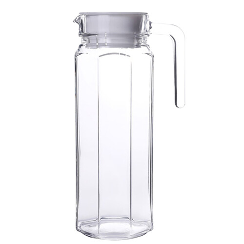 Glaskande med låg 1,5 l koldtvandskaraffel 1