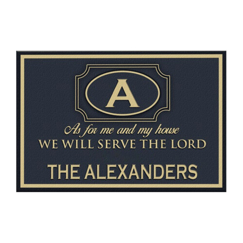 Personalised Polyester Doormat with Fall Design 2