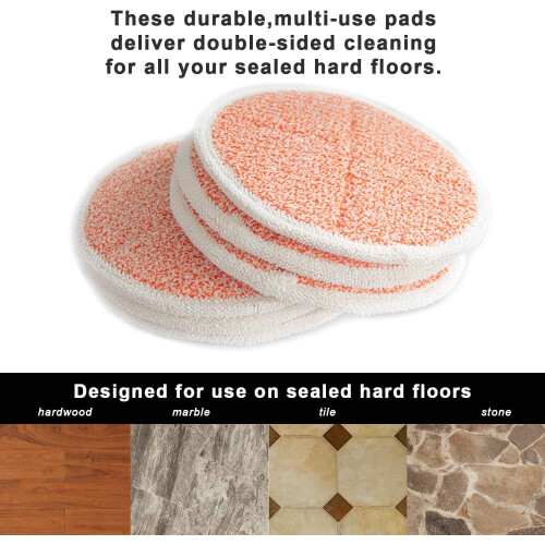 Replacement Pads for Bissell Spinwave Hard Mop Cleaner 1