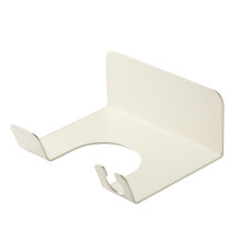 Adhesive Hair Dryer Holder Wall Mounted White