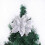 Glitter Hollow Leaf Ornaments Gold Silver Red 5 pcs 14 cm 2