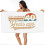 Just Married 40 Years Beach Towel – Polyester Front, 2