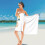 Just Married 40 Years Beach Towel – Polyester Front, 3