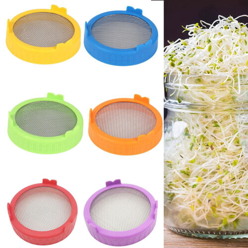 Sprouting Lid for Mason Jars, 2 pcs, 8.6 cm 2
