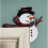 Kerstdeurdecoratie met sneeuwpop en kerstman 2024 5