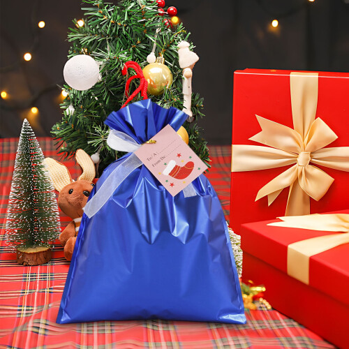 Sachets de bonbons de Noël avec cordon de serrage (12 pièces) 1