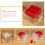 Acrylic Clear Flower Box 15.5 x 15 x 15 cm 2