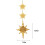 Christmas Window LED Lights with Suction Cup, Warm White, 3