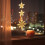 Christmas Window LED Lights with Suction Cup, Warm White, 5