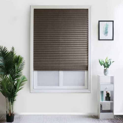 2 Pack Pleated Paper Blinds – Cut-to-Size, Cordless, 1