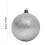 24-Piece Shatterproof Christmas Baubles, 40 mm Silver 3