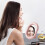 Foldable Desktop Makeup Mirror Pink 18cm 5