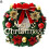Pre-Lit Artificial Christmas Wreath Green Crestwood Spruce 2