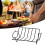 Carbon Steel Roasting Rack V-Shaped 1 Piece 4