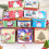 Christmas square candy storage box with lid, 1 piece 5