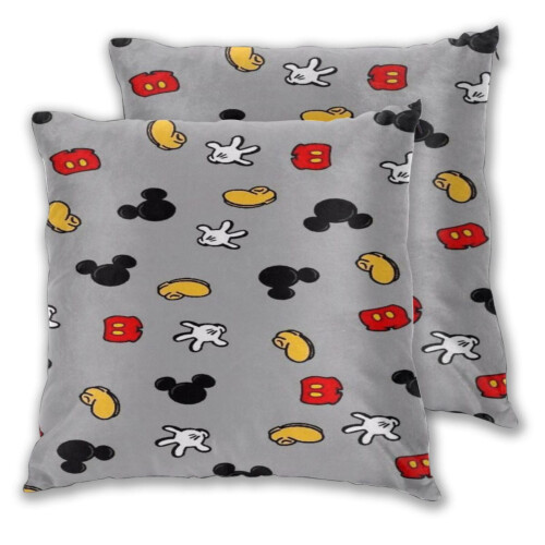 Capas de almofada Mickey Mouse 40 x 40 cm, pacote com 2 unidades 1