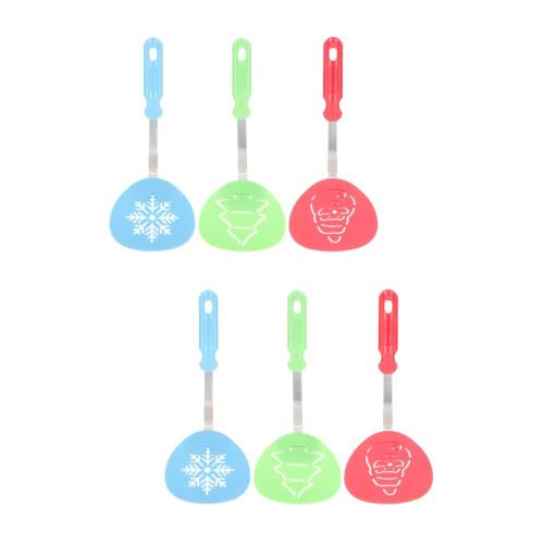 Christmas Spatulas Set for Baking and Grilling 6 Pieces 1