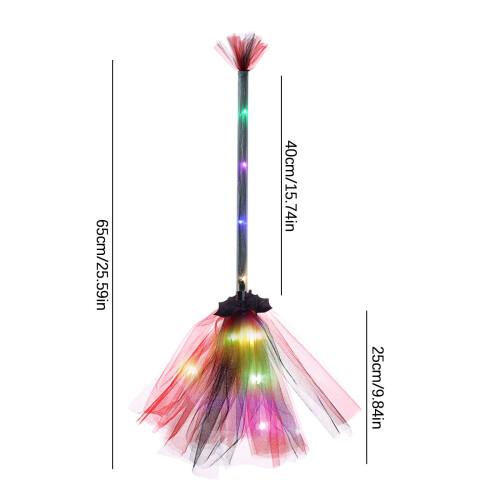 Balai volant de sorcière pour Halloween – 65 cm 2
